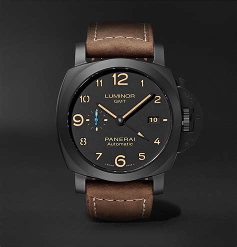 panerai luminor 1950 3 days gmt automatic ceramica replica|officine panerai luminor gmt automatic.